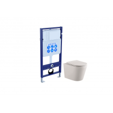 Комплект инсталляции с подвесным унитазом AQUATEK с сиденьем SET AQUATEK ВЕГА Комплект инсталляции с подвесным унитазом AQUATEK с сиденьем SET AQUATEK ВЕГА